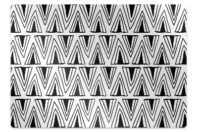 Mata pod krzesło Wzór boho z trójkątami