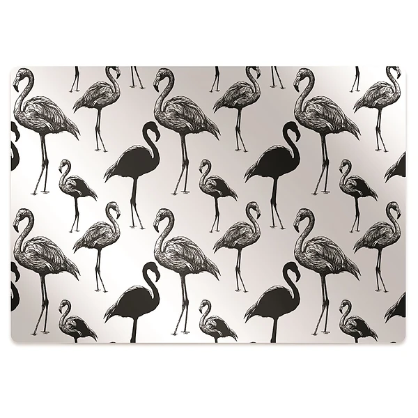 Podkładka pod fotel Flamingi w stylu retro
