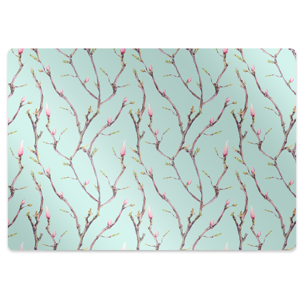 Mata pod krzesło Wiosna na drzewach