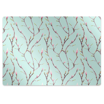 Mata pod krzesło Wiosna na drzewach