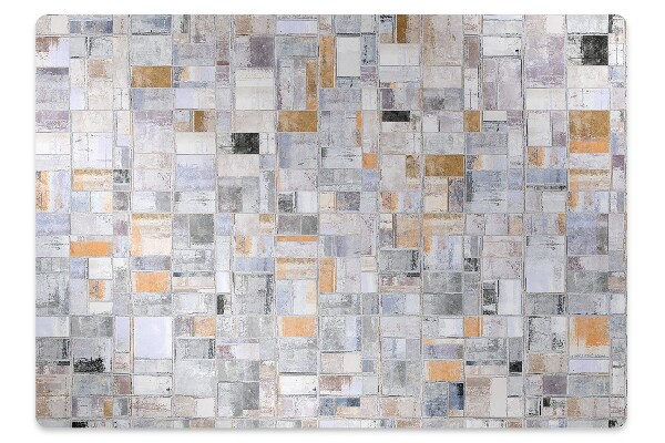 Dywanik pod krzesło obrotowe Barwne kafelki