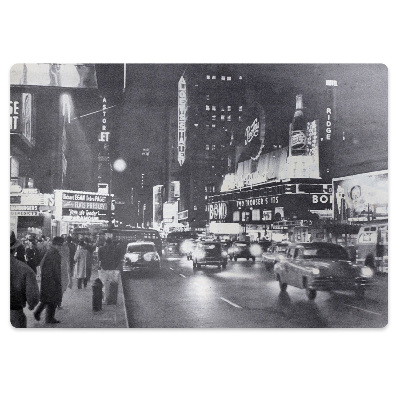 Mata ochronna na podłogę Nowy jork retro