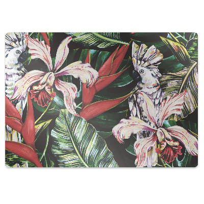 Mata pod krzesło Papuga w dżungli