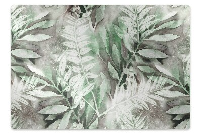 Mata ochronna pod krzesło Listki z tropików