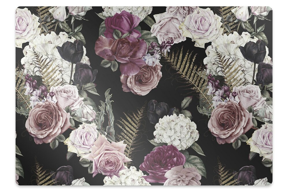 Mata ochronna pod krzesło Romantyczne kwiatki