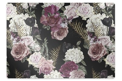 Mata ochronna pod krzesło Romantyczne kwiatki