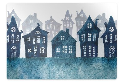 Mata pod krzesło Miasto po zmroku