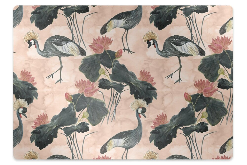 Mata ochronna pod krzesło Żurawie z kultury chińskiej