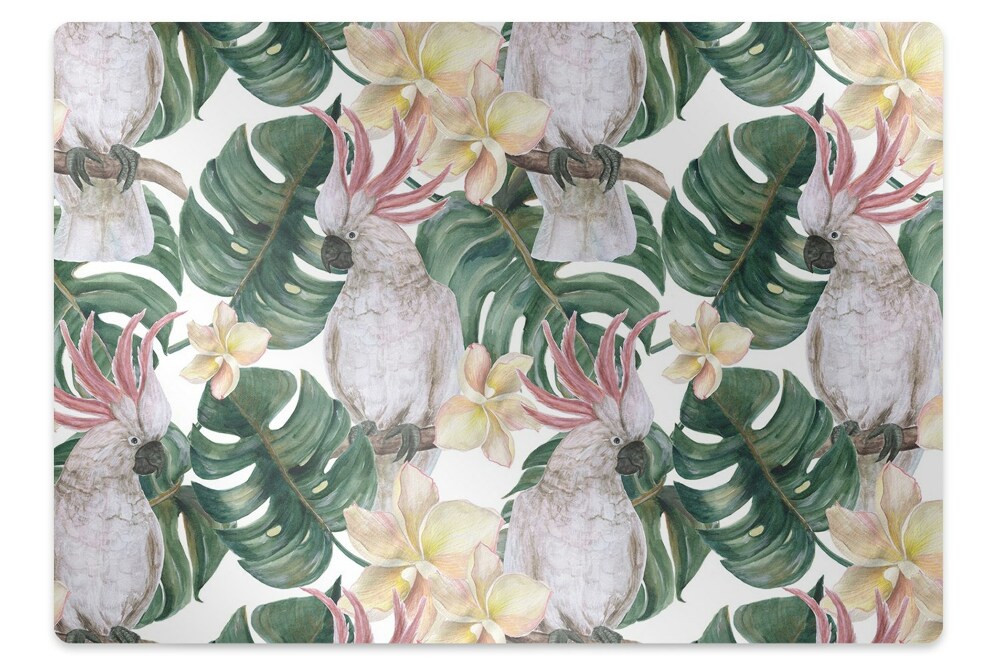 Mata ochronna na podłogę Egzotyczne papugi