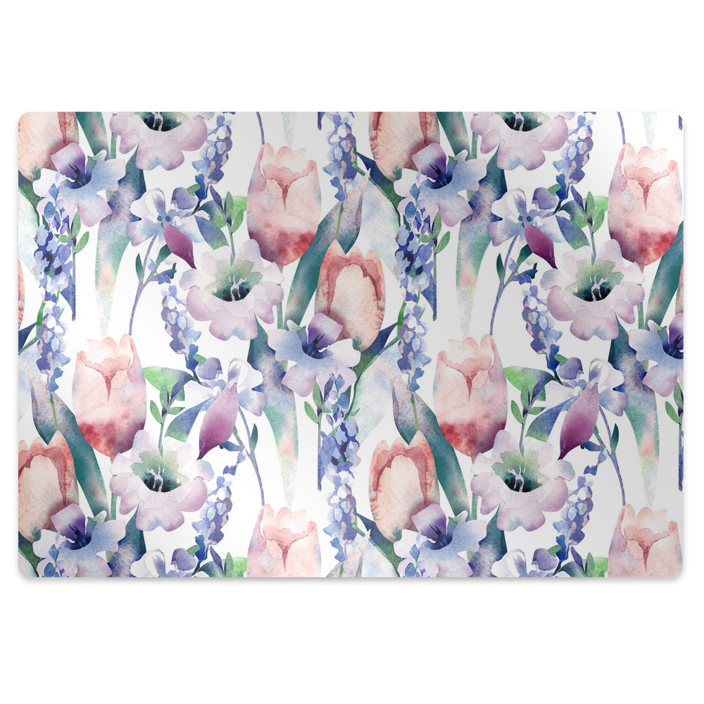 Mata pod krzesło Kwiatowy bukiet na wiosnę