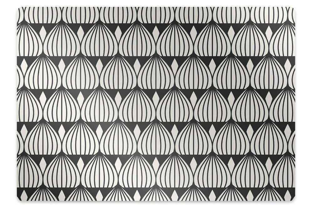 Mata pod krzesło biurowe Retro motyw