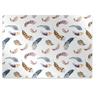 Mata pod krzesło Ptasie pióra