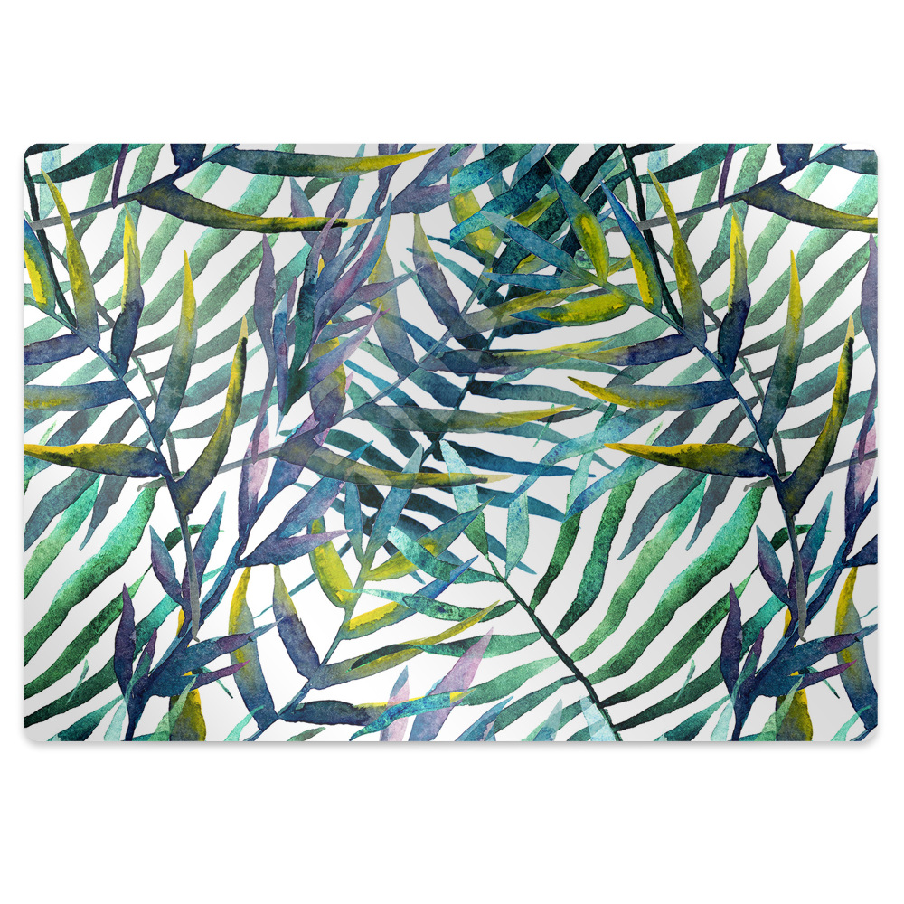 Mata pod fotel biurowy Egzotyczne listki