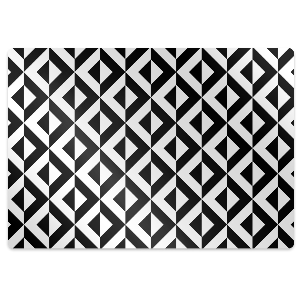 Mata ochronna na podłogę Geometryczna abstrakcja