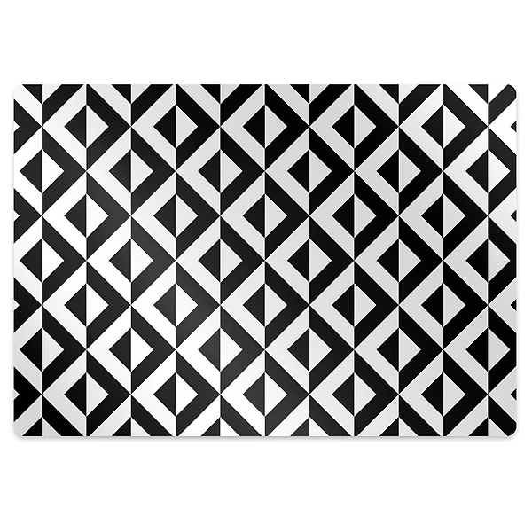 Mata ochronna na podłogę Geometryczna abstrakcja