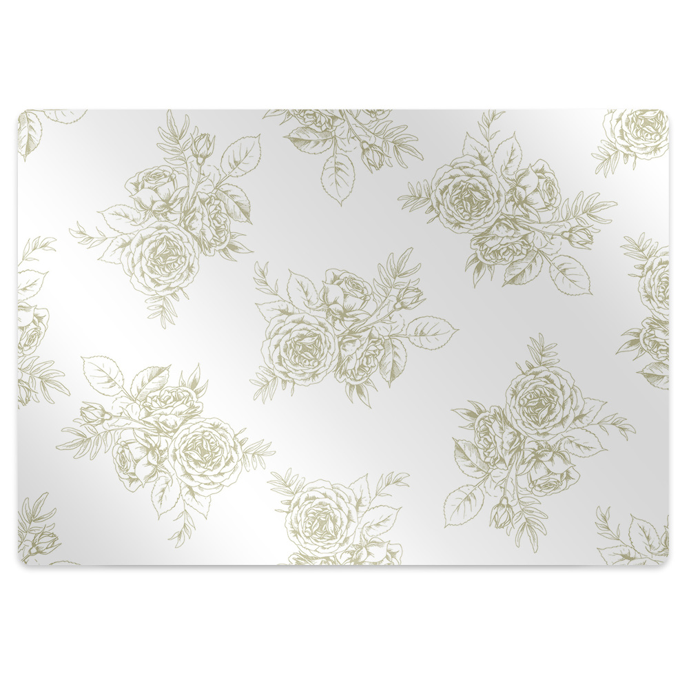 Mata pod krzesło Delikatna róża