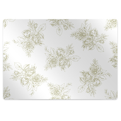 Mata pod krzesło Delikatna róża