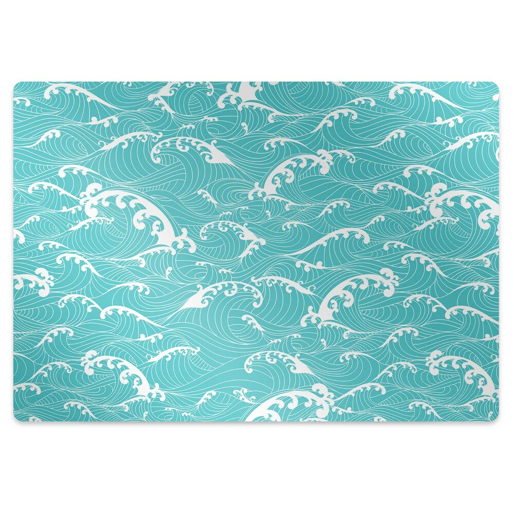 Mata pod krzesło Morskie fale