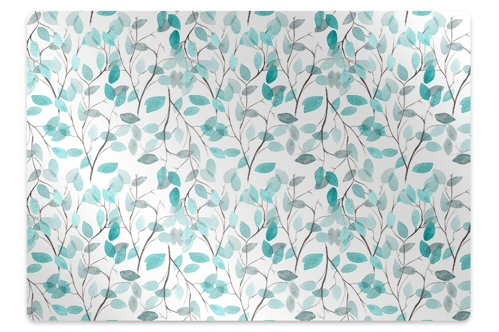 Mata pod krzesło Akwarela listki