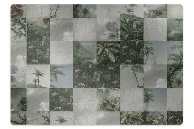 Mata pod krzesło Egzotyczna piękna mozaika