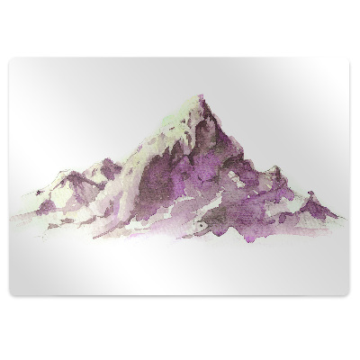 Mata pod fotel biurowy Śnieg w górach