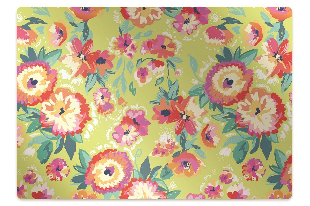 Mata pod krzesło Ogród pełen kwiatów