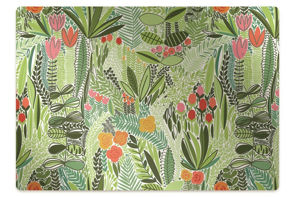 Dywanik pod fotel gamingowy Łąka pełna kwiatów