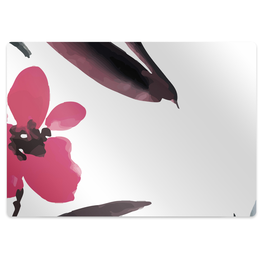 Mata pod krzesło biurowe Piękne kwiatki