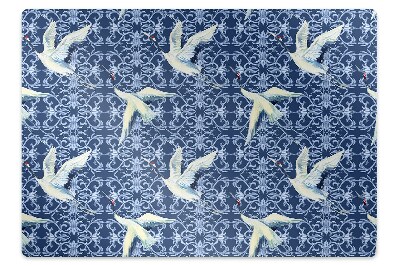 Mata pod biurko Orientalne żurawie