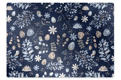 Mata pod krzesło Liście w stylu skandynawii