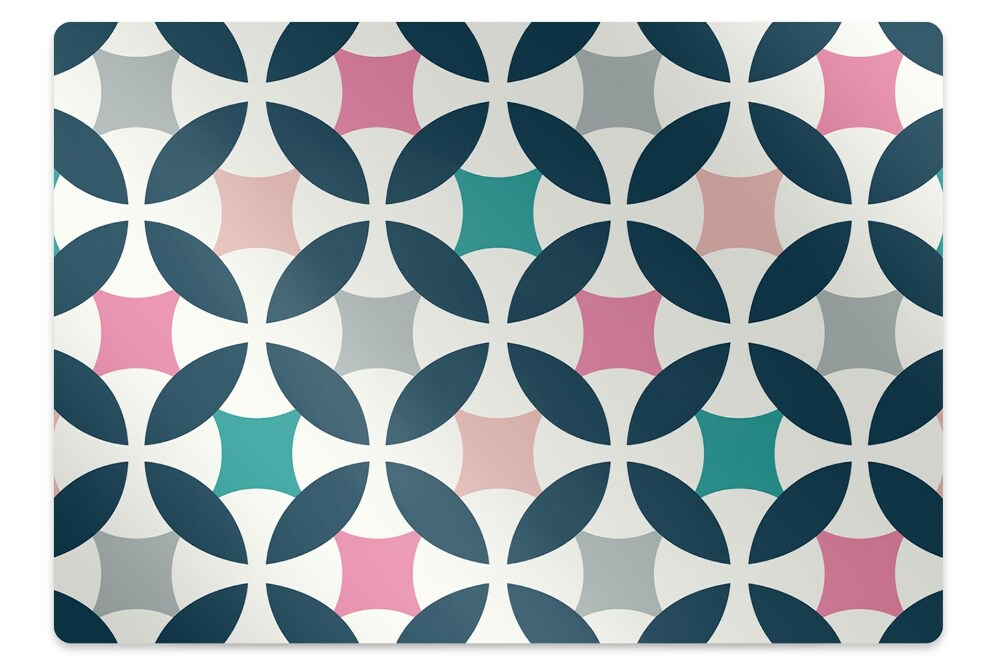 Mata pod krzesło Pastelowy retro motyw