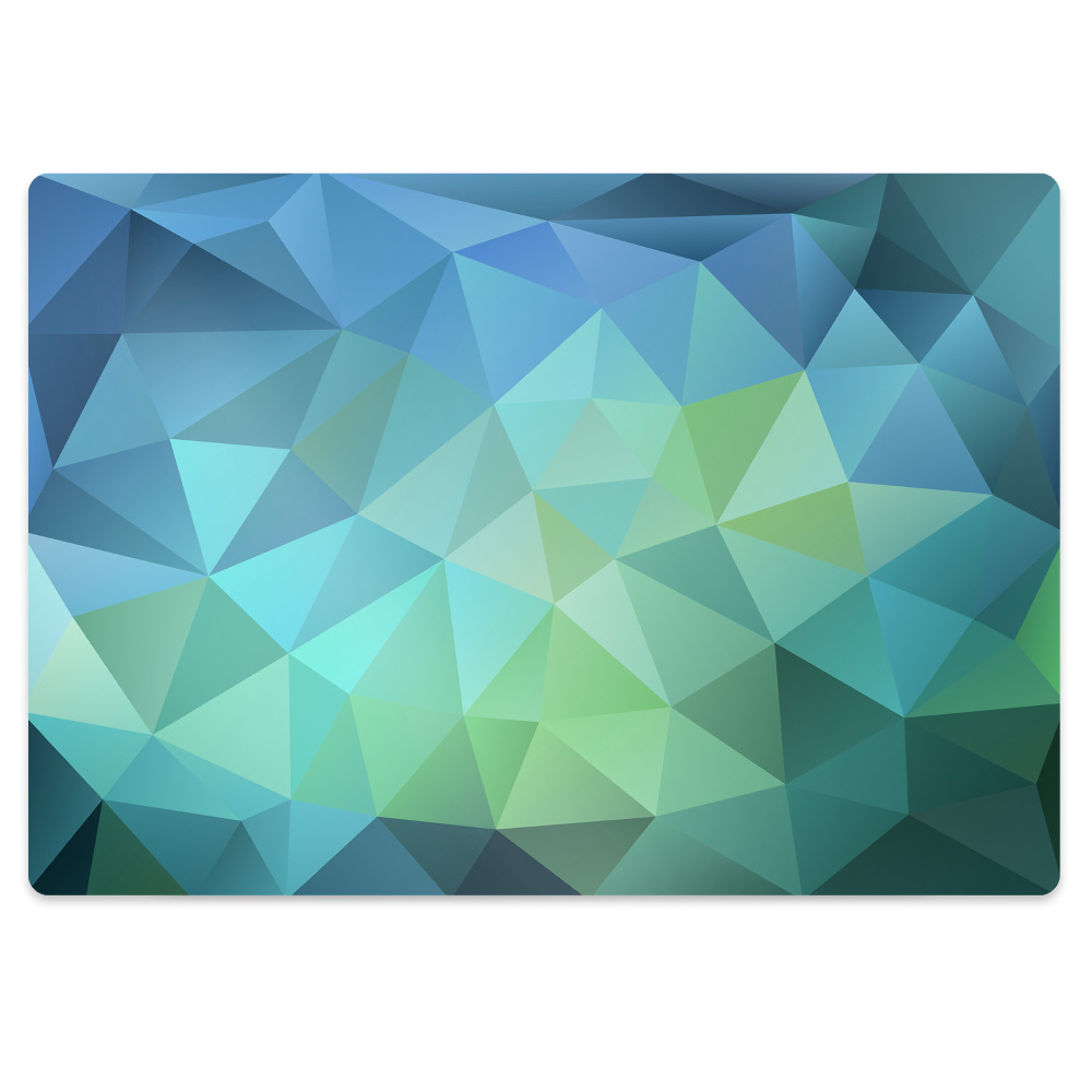 Mata pod krzesło Fantazja niebieska