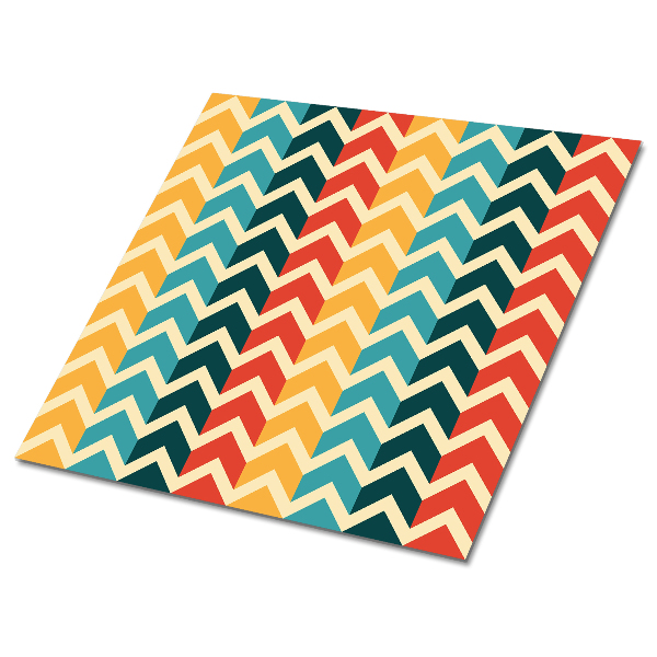 Samoprzylepne kafelki pcv Kolorowy wzór vintage