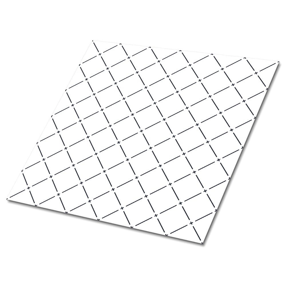 Samoprzylepne płytki na podłogę Delikatna geometria