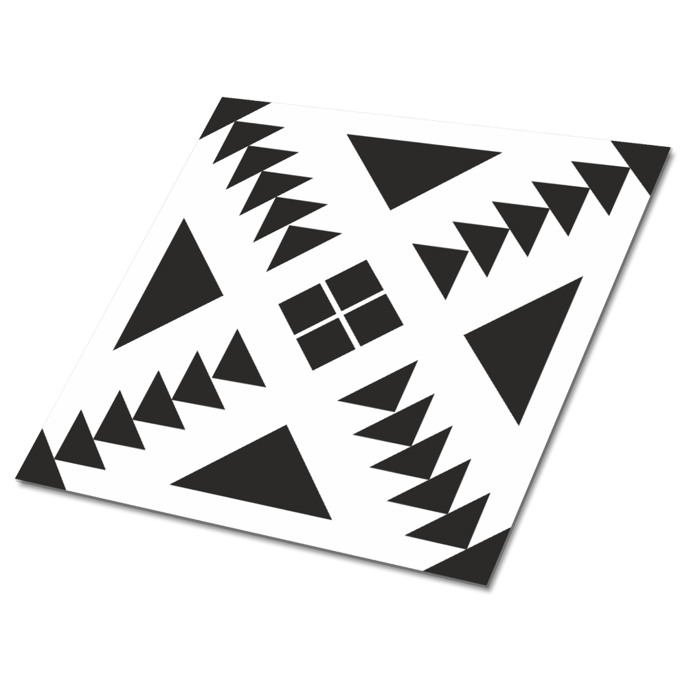 Samoprzylepne płytki podłogowe Geometryczna mozaika