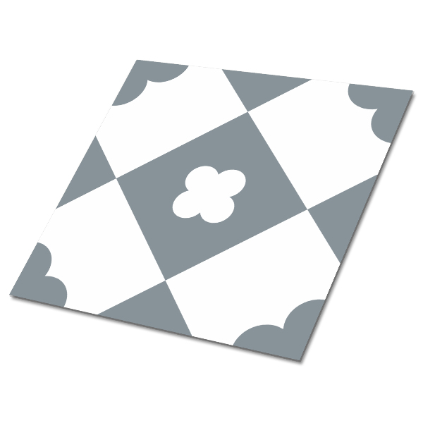 Samoprzylepne kafelki pcv Szara szachownica