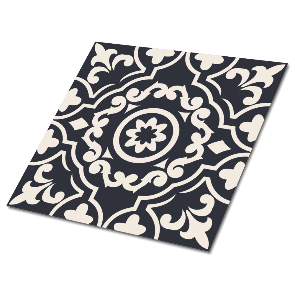 Samoprzylepne płytki na podłogę Egzotyczny popielaty motyw