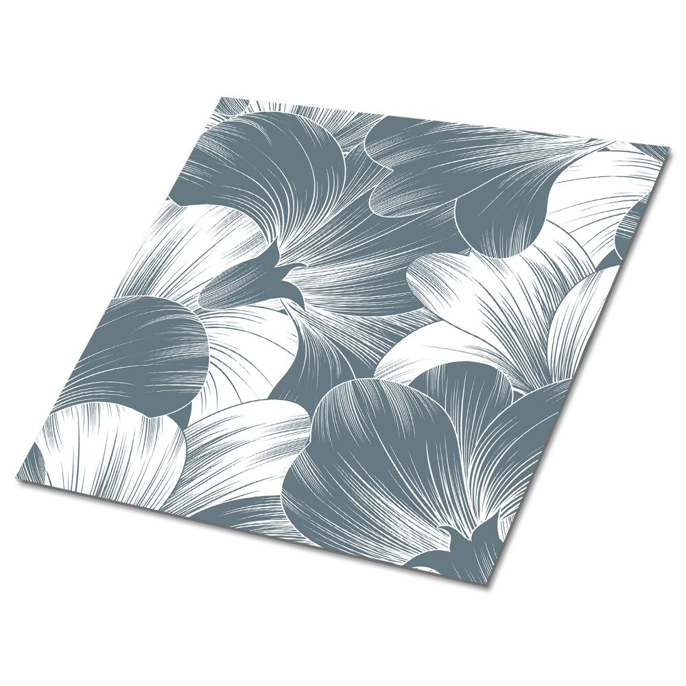 Samoprzylepne płytki na podłogę Piękne płatki kwiatów