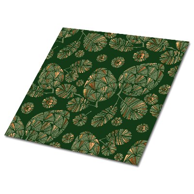 Samoprzylepne płytki pcv Liście i szyszki leśne