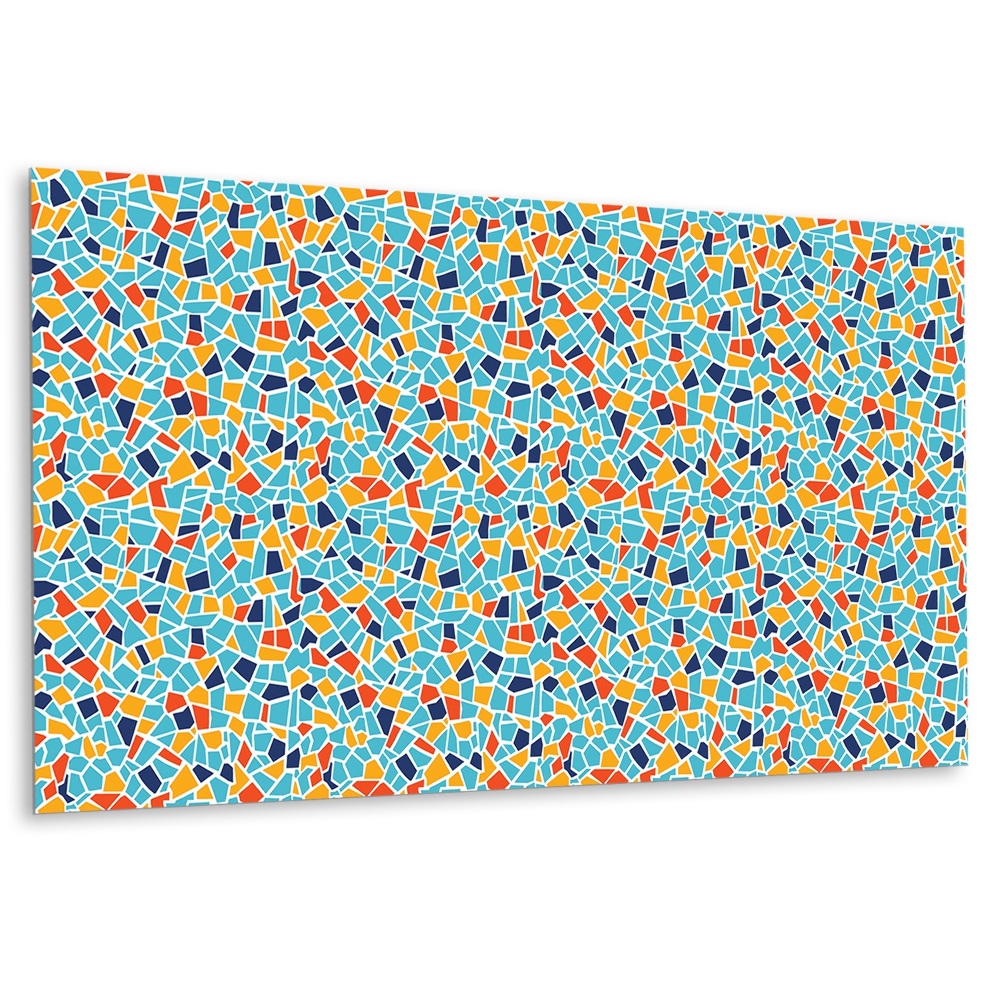 Okładzina ścienna winylowa z mozaiką w różnych kolorach