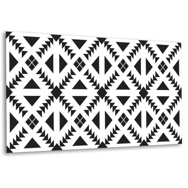Okładzina winylowa na ścianę Motywy z trójkątami i kwadratami