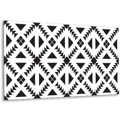 Okładzina winylowa na ścianę Motywy z trójkątami i kwadratami