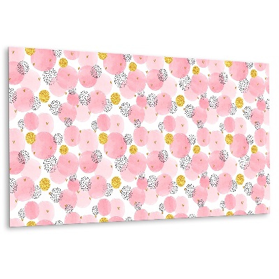 Okładzina winylowa na ścianę w małe kółka