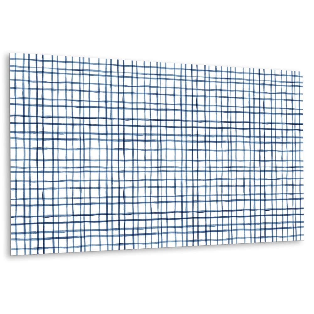 Okładzina winylowa na ścianę we wzory w formie kraty