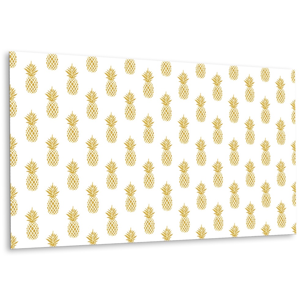 Okładzina winylowa na ścianę z motywem ananasów