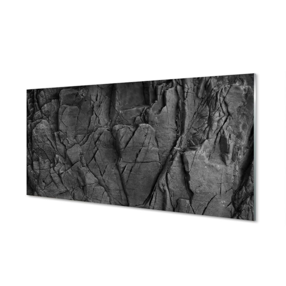 Obraz na szkle Kamień struktura szara abstrakcja