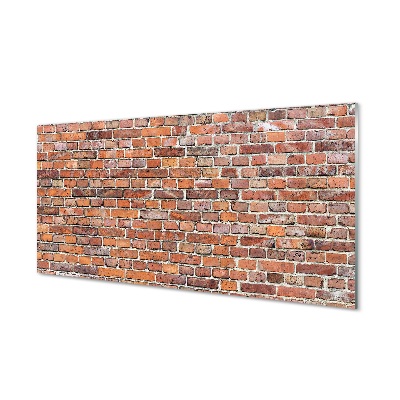 Obraz na szkle Czerwone cegły mur