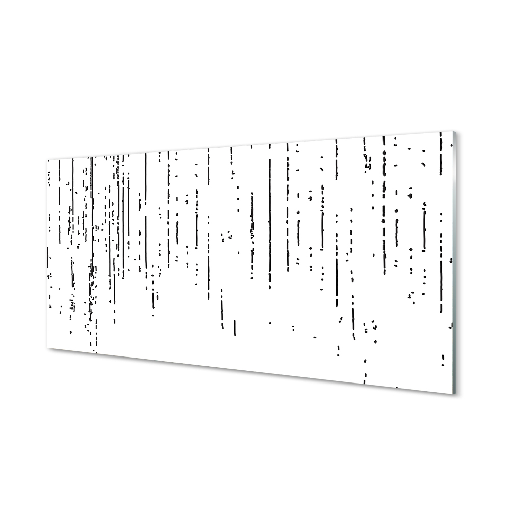 Obraz na szkle Kropki i paski Grafika