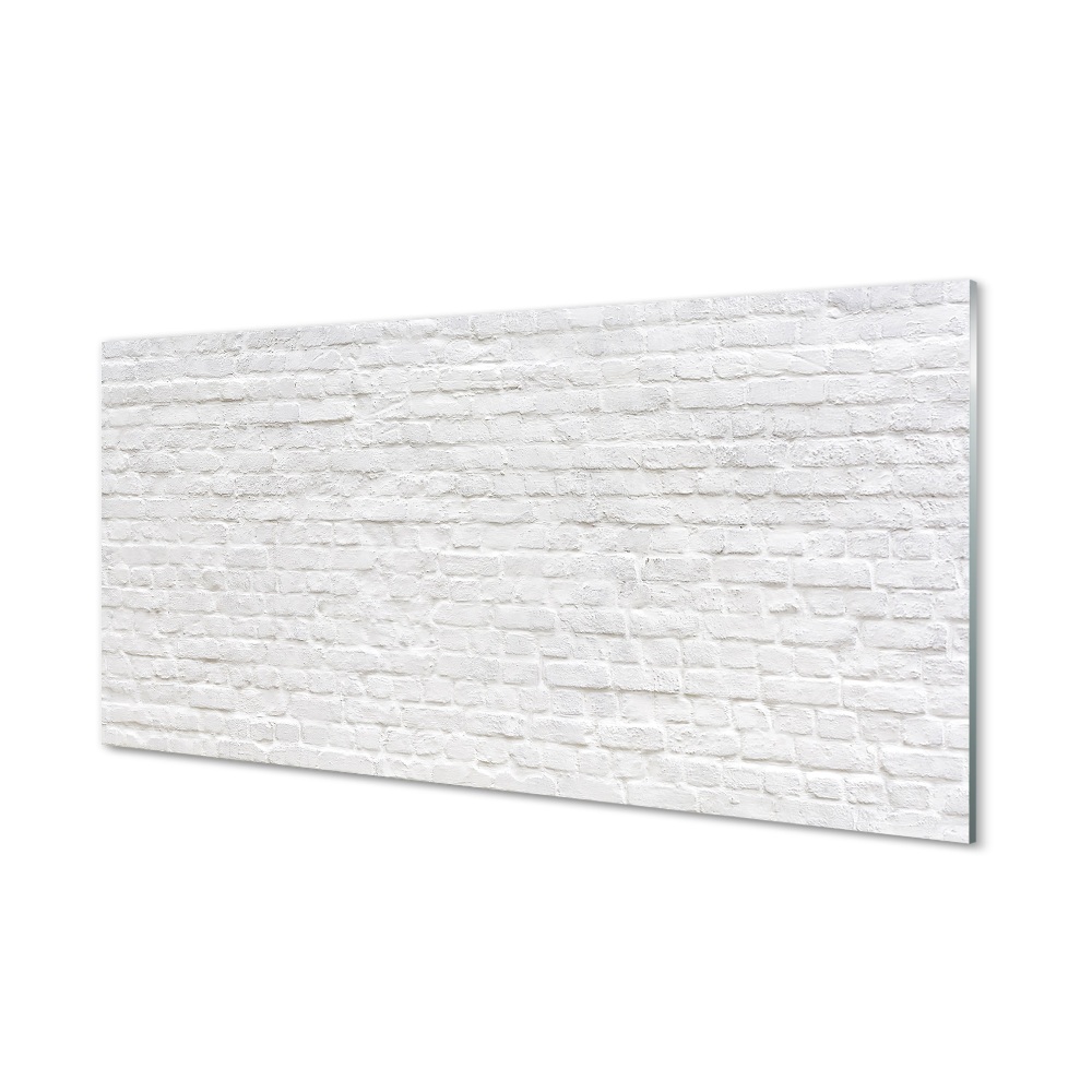 Obraz na szkle Mur z białych cegieł