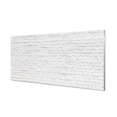 Obraz na szkle Mur z białych cegieł